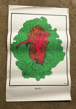 Aphrodites 1969 Vintage Blacklight Poster Golden West by Cindi