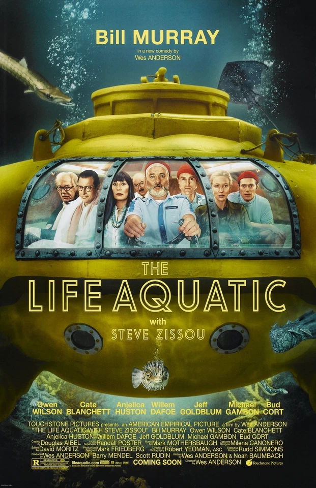 The Life Aquatic With Steve Zissou movie poster - 11 x 17 inches - Wes Anderson