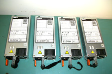 LOT OF 4 - GENUINE DELL 1100w 80PLUS Switching Power Supply Model L1100E-S0