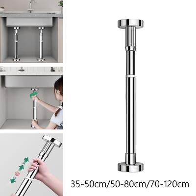 Kit Supporto Lavello Regolabile In Acciaio Inox - Staffa Triangolare Per Cucina E Bagno 18-46 Cm