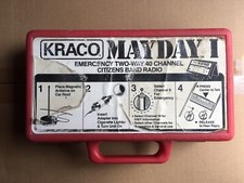 Kraco Mayday 1 Emergency Two-Way 40 Channel CB Radio with Case Never Been Used