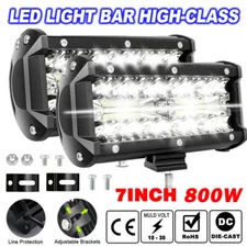 LED Work Light Bar Flood Spot Lights Driving Offroad Car Truck UTE 4WD 12V 24V