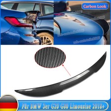 Für BMW 3er G20 G80 Limo 2018+ Heckspoiler Spoilerlippe Heckflügel Carbon Look