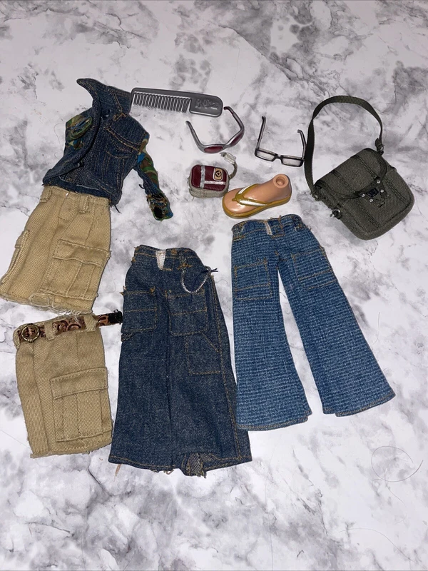  bratz boyz first edition jeans shorts eyeglass bag jacket