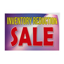 Decal Stickers Inventory Reduction Sale Vinyl Store Sign Label Business