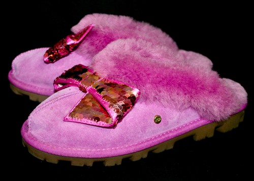 UGG Coquette Sequin Bow Slide Slipper 