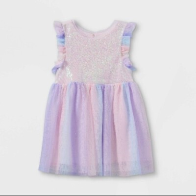 CAT & JACK PASTEL SPARKILY SLEEVELESS DRESS SIZE 3T | eBay CAT & JACK PASTEL SPARKILY SLEEVELESS DRESS SIZE 3T | eBay