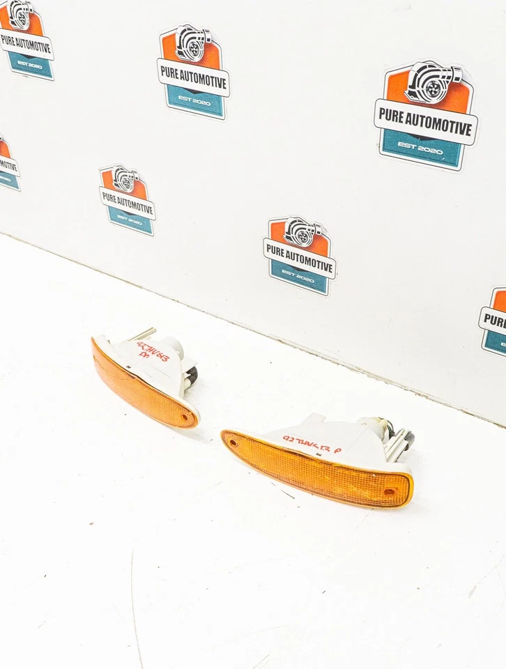 1991 - 1994 年日产 240sx S13 可转换转角侧公园灯套装左右原始设备制造商 — 第 3/4 张图片