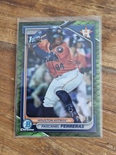 2024 Bowman Chrome Pascanel Ferreras Reptilian Green 1st /99 - Astros