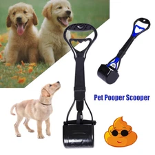 Non-Breakable Pet Dog Pooper Scooper With Handle Pooper Scooper Waste Pick Tool