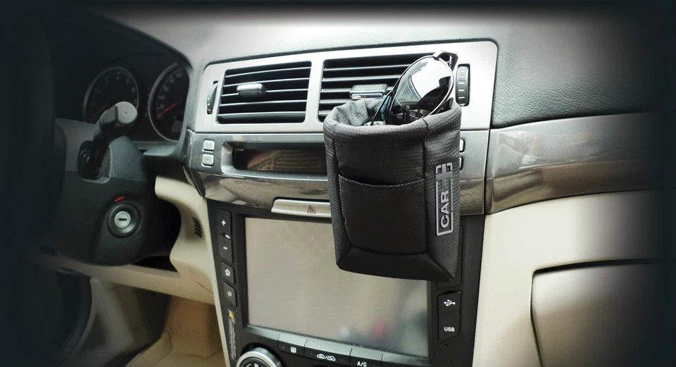 Sumex Car Interior Vent Smart Pocket Organizer Phone, Sunglasses, Money Holder  - Image 3 of 4