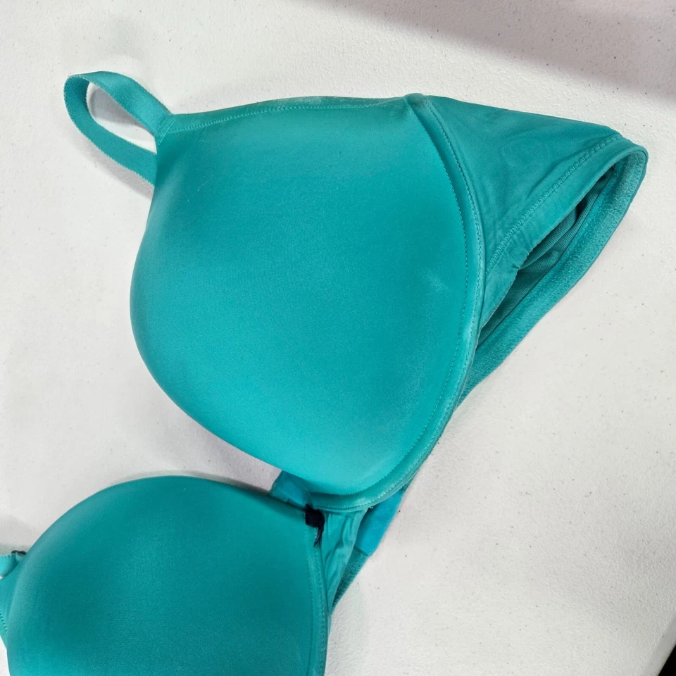 Torrid Women Bra 44DDD Blue Smooth Push Up Plunge Underwire Adjustable READ - Изображение 3 из 4