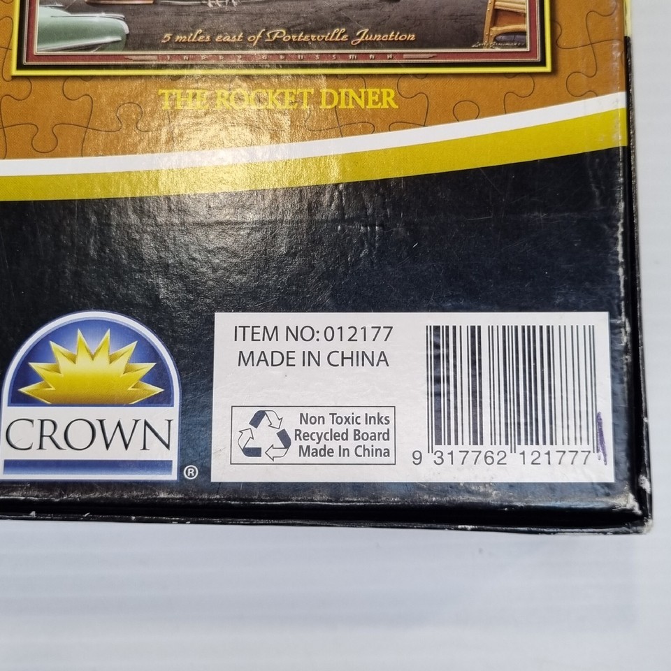 Larry Grossman Series Hot Diggity Dog Jigsaw Puzzle 1000 Crown 2011 60s