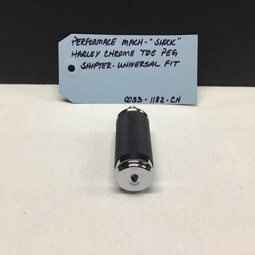 Harley Performance Machine “Shock” Chrome Toe Peg Shifter - Universal Fit