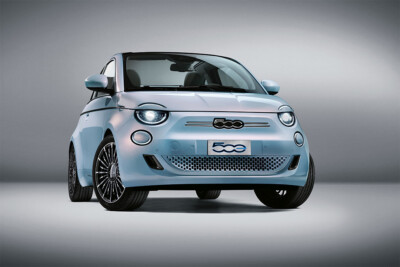 Fiat 500 la Prima France Cabrio Home Decor Print - POSTER 20x30