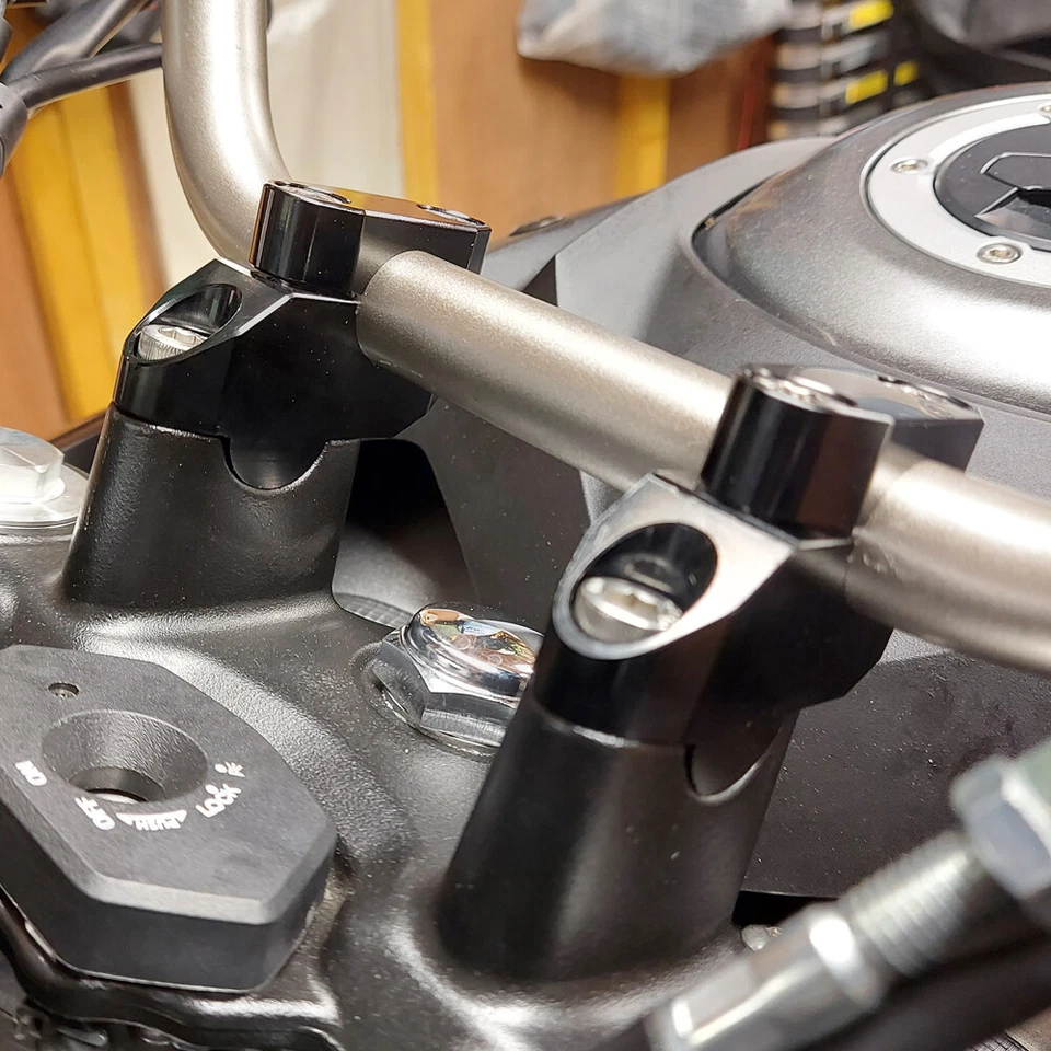 7/8"Offset HandleBar Mount Risers Fit For Triumph Street Triple 675 Scrambler - Image 3 of 4