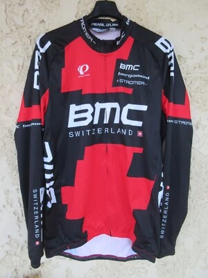 Maillot cycliste BMC SWITZERLAND shirt PEARL IZUMI jersey manches longues XXL - Photo 1/3