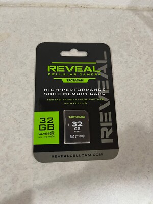 Tactacam Reveal Cellular Camera 32GB SDHC Memory Card Class 10 FS32GB 90 MB/S