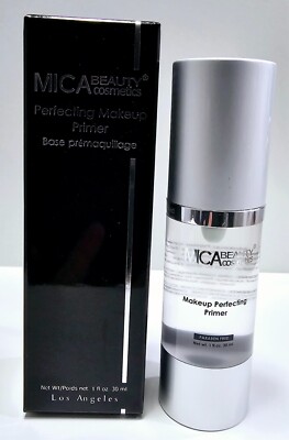 Mica Beauty Cosmetics Perfecting Makeup Primer 1.0 oz Paraben Free Brand New 