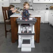 Toddler Learning Tower Step Stool Mobile Helper Kids Furniture Kitchen Bathroom