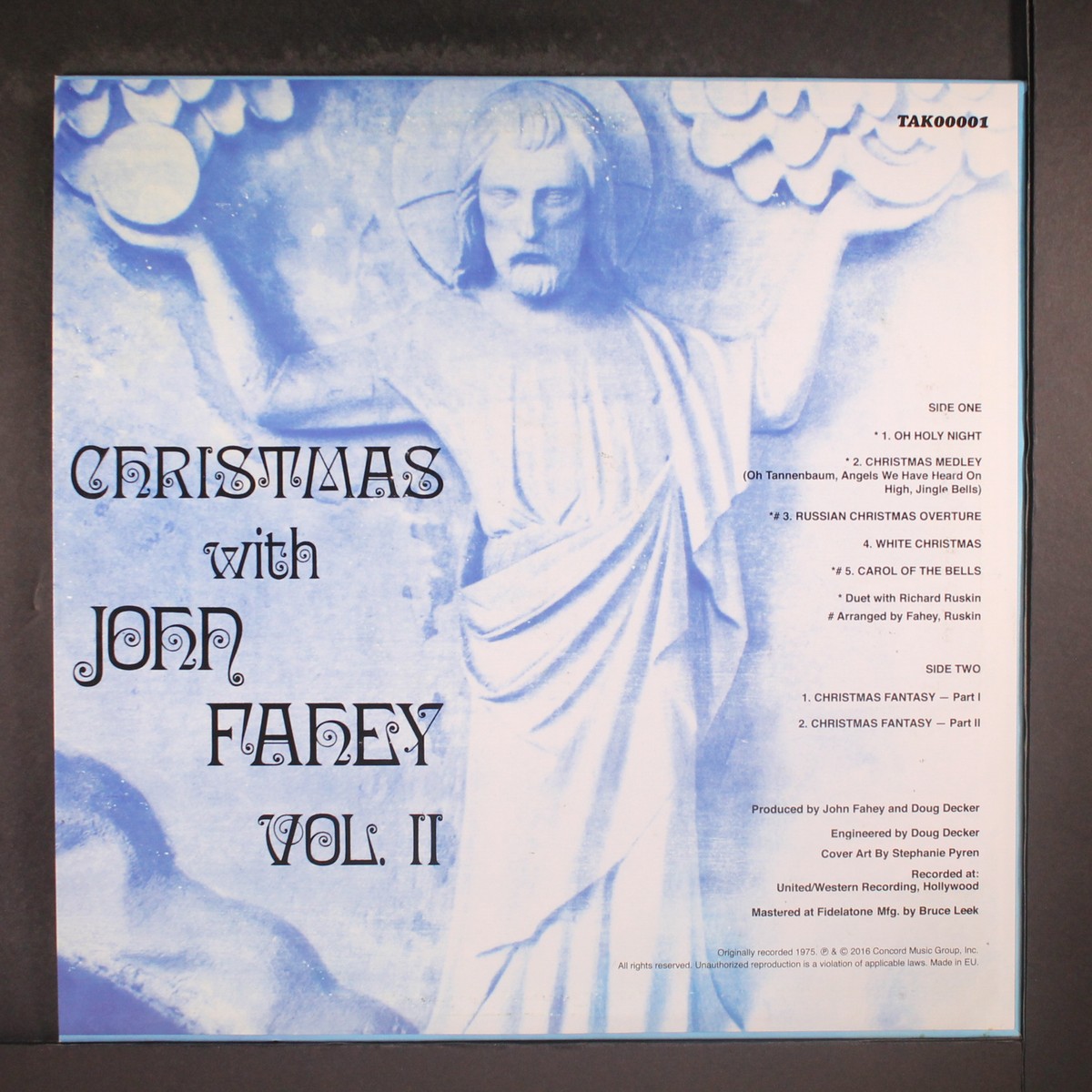 JOHN FAHEY: christmas with, vol. 2 TAKOMA 12