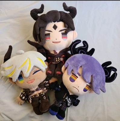 Obey Me Mammon Lucifer Leviathan Anime Otome Plush Set