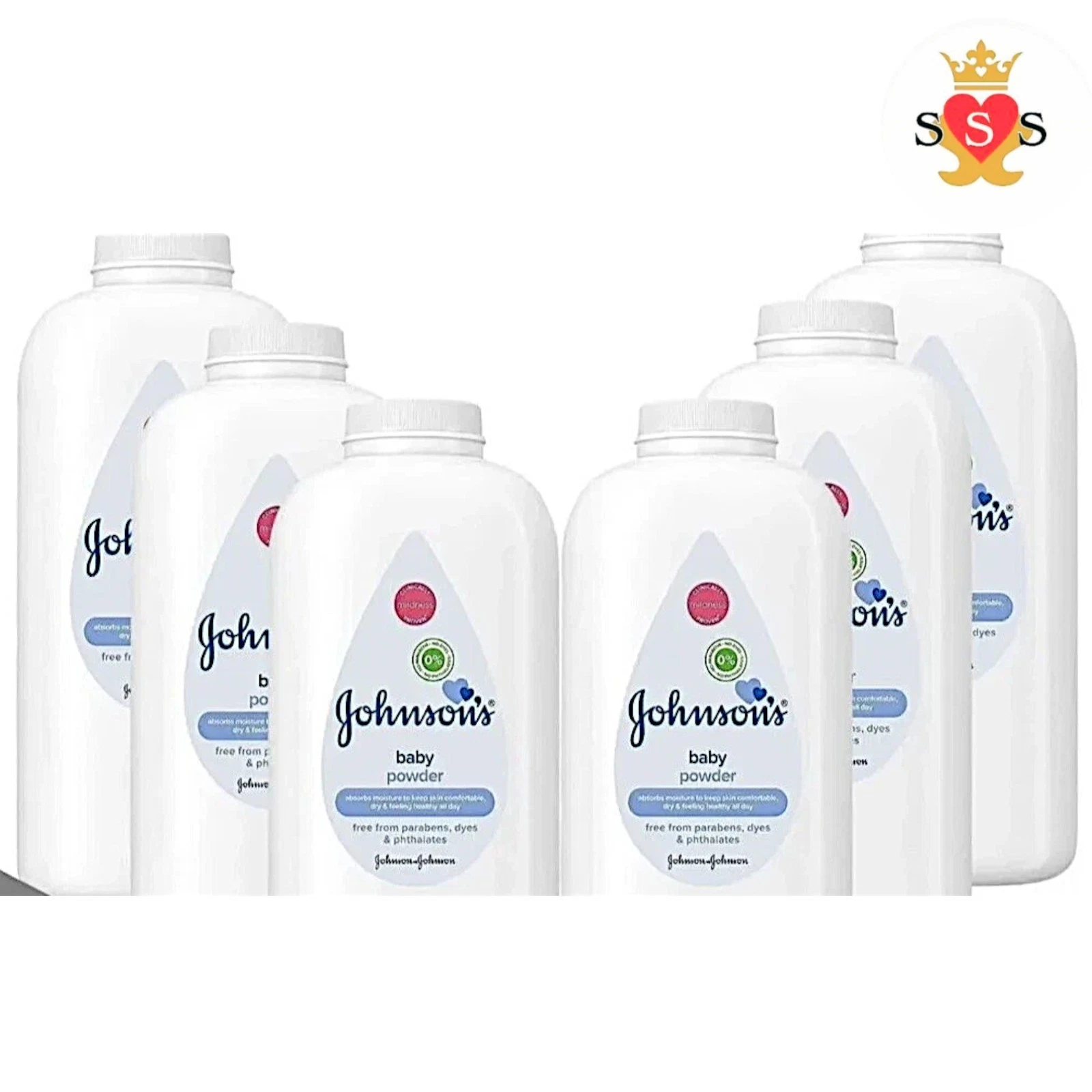 Johnsons Baby Powder Talc 500g- 1 Pack of 6PCS (Previous Version)
Opens in a new window or tab