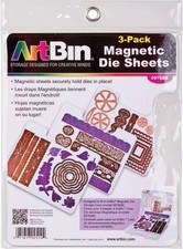 ArtBin 6979AB Magnetic Die Sheet Set 3-Pack, Die Organizers, Magnetic Organizer