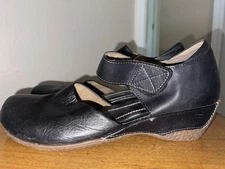 L'Artiste Spring Step Gloss Black leather mary janes Clogs EU 39/ US 8.5-9