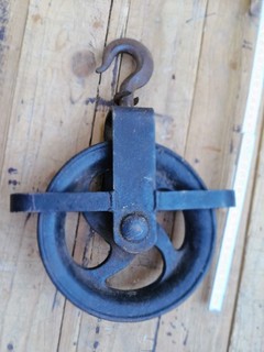 Umlenkrolle Seilrolle Flaschenzug Seilzug massiv mit Haken 3 1 kg