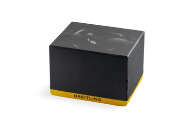Breitling Bakelit Uhrenbox mit Umkarton Box Vintage Watchbox schwarz