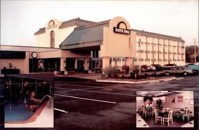 Days Inn North Knoxville Tennessee TN Multi-view Postcard Pool Dining I-75