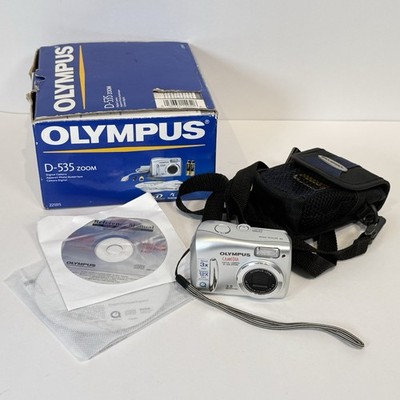 Olympus Digital Camera Camedia D-535 Zoom 3.2MP with Carrying Case Tested Works