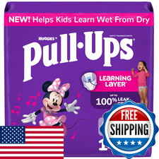 Pull-Ups Girls Potty Training Pants Size 5T-6T Training Underwear 46 Lbs 60
