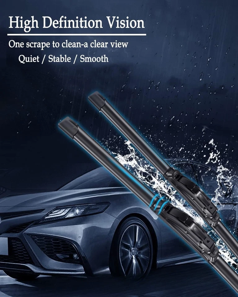 3Pcs Windshield Wipers for Jeep Wangler 2007-2017, Jeep Wrangler JK 2008-2018 - Изображение 4 из 4