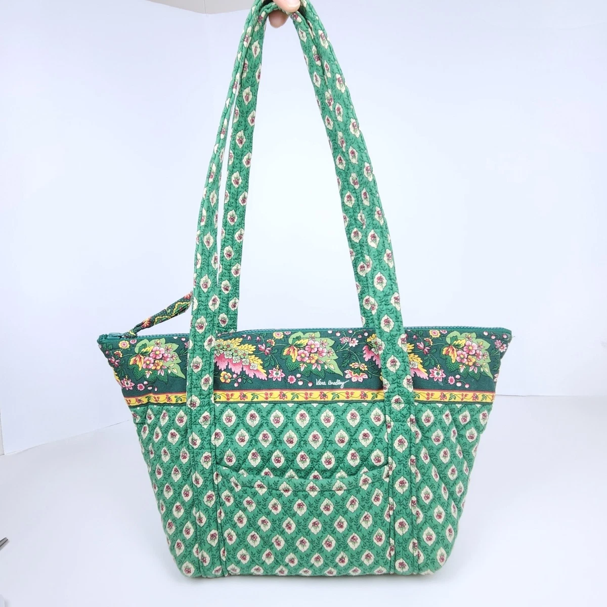 Vera Bradley “Jasmine” Quilted Tote Bag – Retired 2003 Pattern Vera Bradley Vintage Duffel - Etsy main image 2
