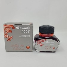 Pelikan 4001 Bottled Ink - Brilliant Red - 30ml - 301036 - New in Box