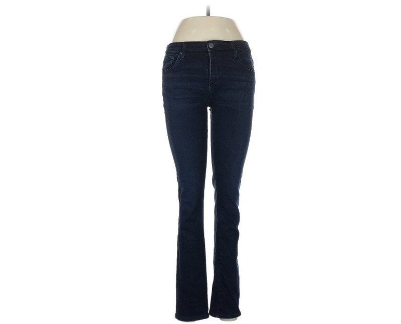 AG Adriano Goldschmied The Farrah High Rise Skinny Ankle Black Jean Size 31R