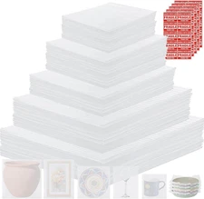 250 Pack Moving Packing Supplies Foam Pouches Sheets 5 Sizes with 50 Fragile Sti