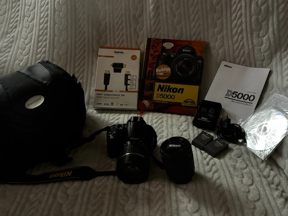 Nikon D5000 Digitalkamera mit Zubehörpaket - Bild 3 von 4