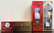 Vintage Mixed Branded 9 Ball Assorted Golf Ball Bundle (Brand New & Sealed)