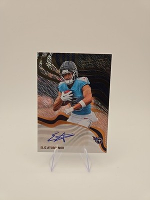 2025 Revolution Autographs Elic Ayomanor #RSA-EAR Storm AU RC Titans