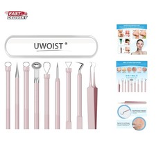 Pimple Popper Tool Kit Blackhead Remover Tools 5 Piece Kit, Professional Stai...