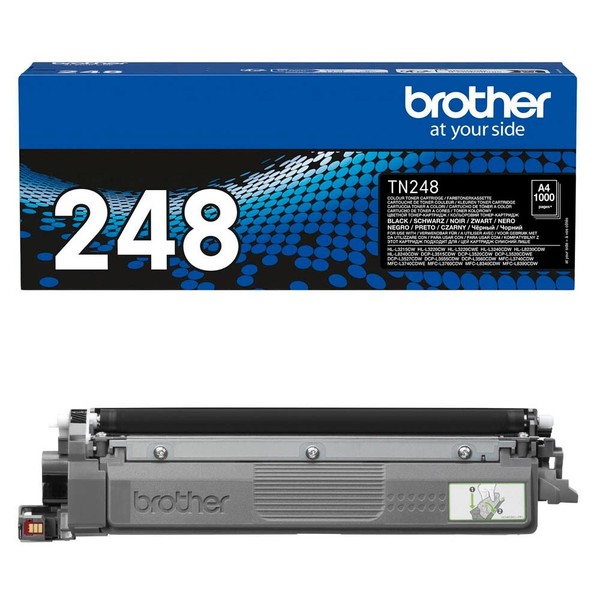 Original Brother Toner TN-248 Bk Schwarz1000 Seiten Black Kartusche Tn 248 Bk-image