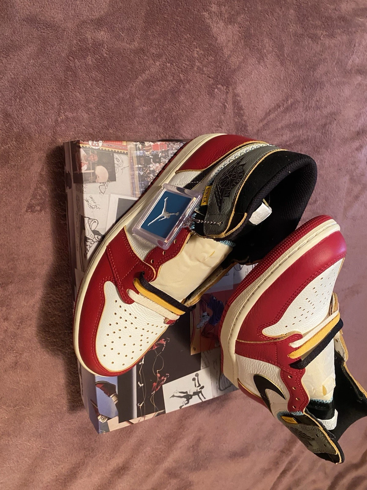 Union La x Air Jordan 1 Retro OG SP High "Chicago Shadow" Taglia US Uomo 10 5