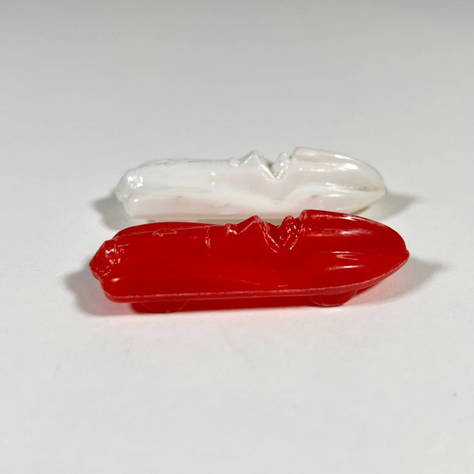 Lote de 3 coches de carreras de plástico estilo galleta Kellogg’s Sugar Puff cereal años 50 Foto 3 de 4