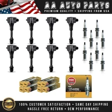 8 Ignition Coil & 8 NGK Platinum Spark Plug for 2004-2007 Nissan Titan 5.6L V8