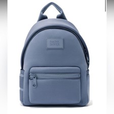 NWOT Dagne Dover Dakota Small Neoprene Backpack Ash Blue Babybag School Travel
