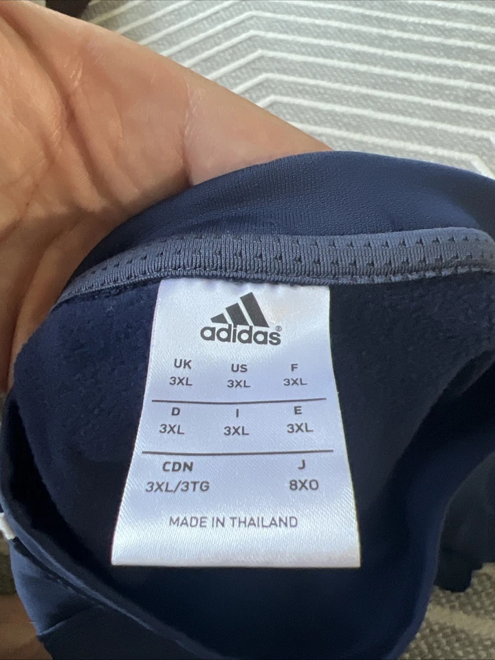 Adidas Cleveland Basketball Sweatshirt Navy - Image 4 of 4