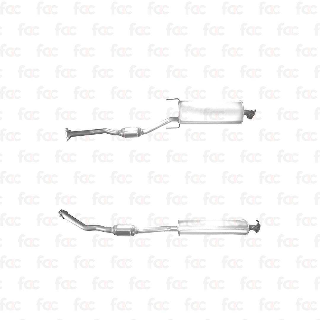 Homologated Diesel Catalytic Converter For Toyota RAV4 2.2 05-08 Euro 4 BM Cats